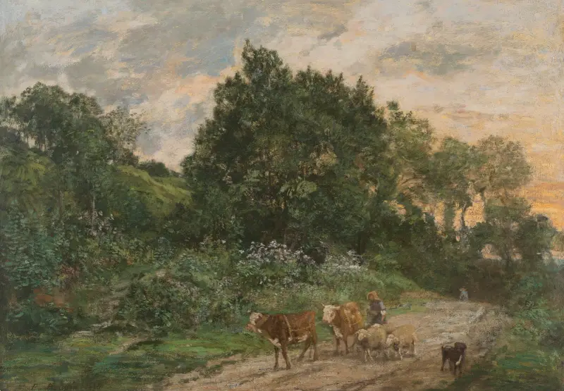Hjordens återkomst av Eugène Boudin