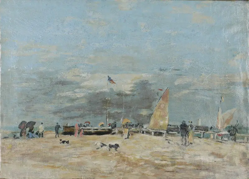 Landskap av Eugène Boudin