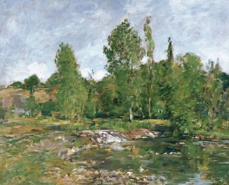 Saint-Cenery, L’étang av Eugène Boudin