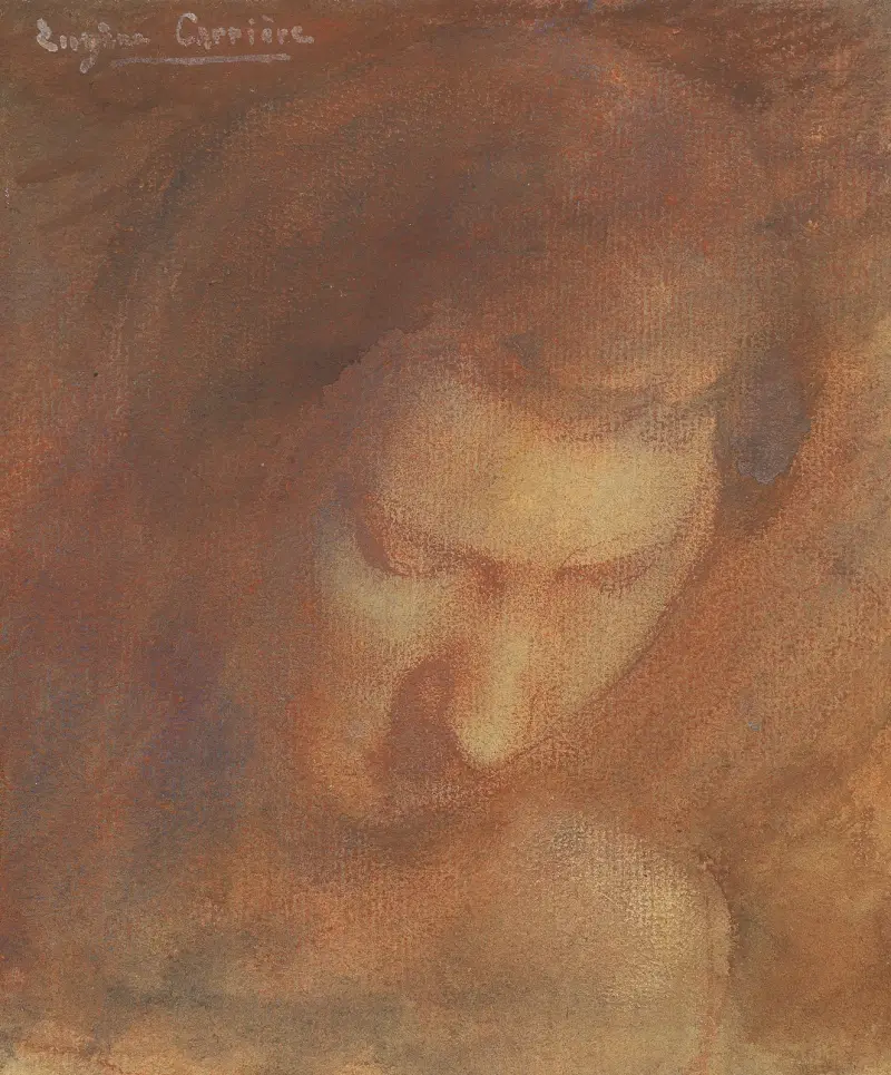 A portrait av Eugène Carriere