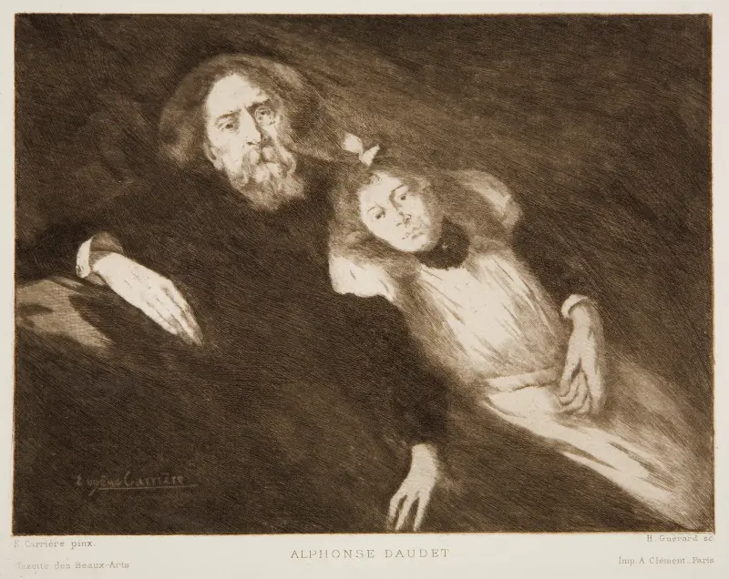 Alphonse Daudet av Eugène Carriere