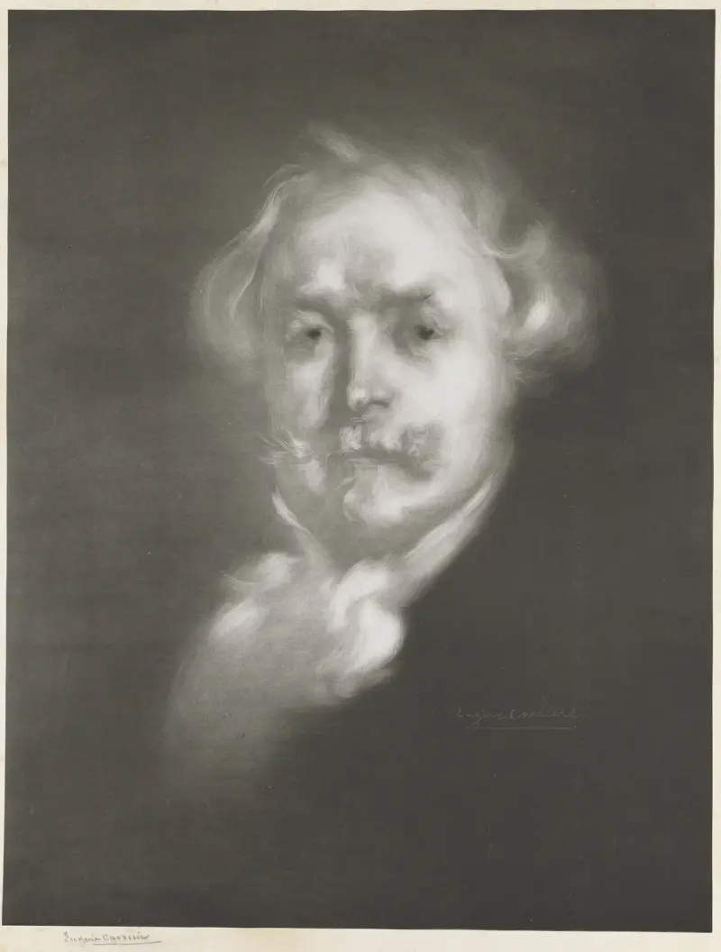 Edmond de Goncourt av Eugène Carriere