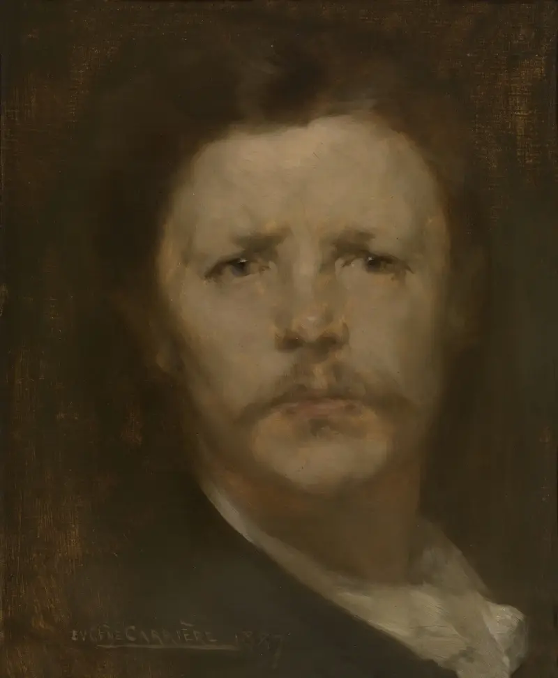 Autoportret, 1887, Eugène Carriere