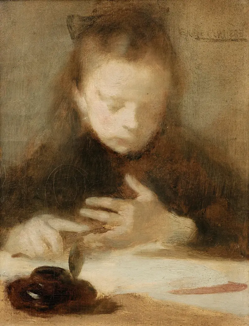 The Addition av Eugène Carriere