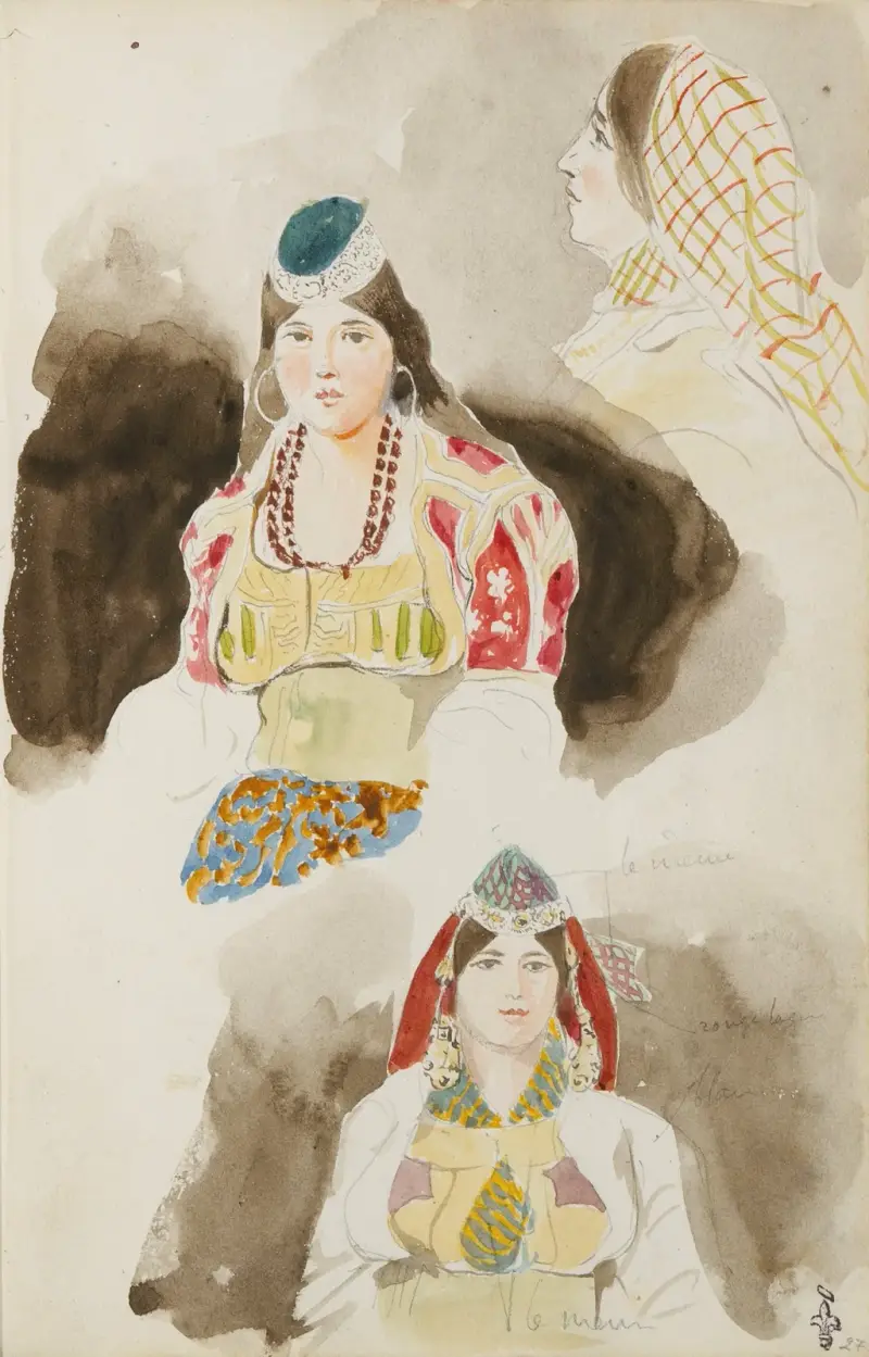 Album de voyage au Maroc av Eugène Delacroix