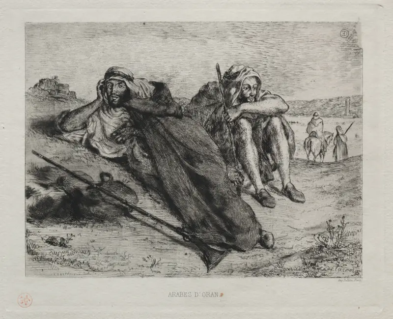 Araber aus Oran, 1833 – Nr. 2 von Eugène Delacroix