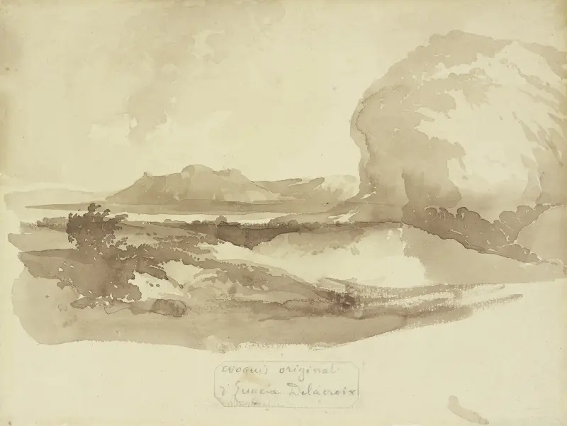 Krajina, Eugène Delacroix