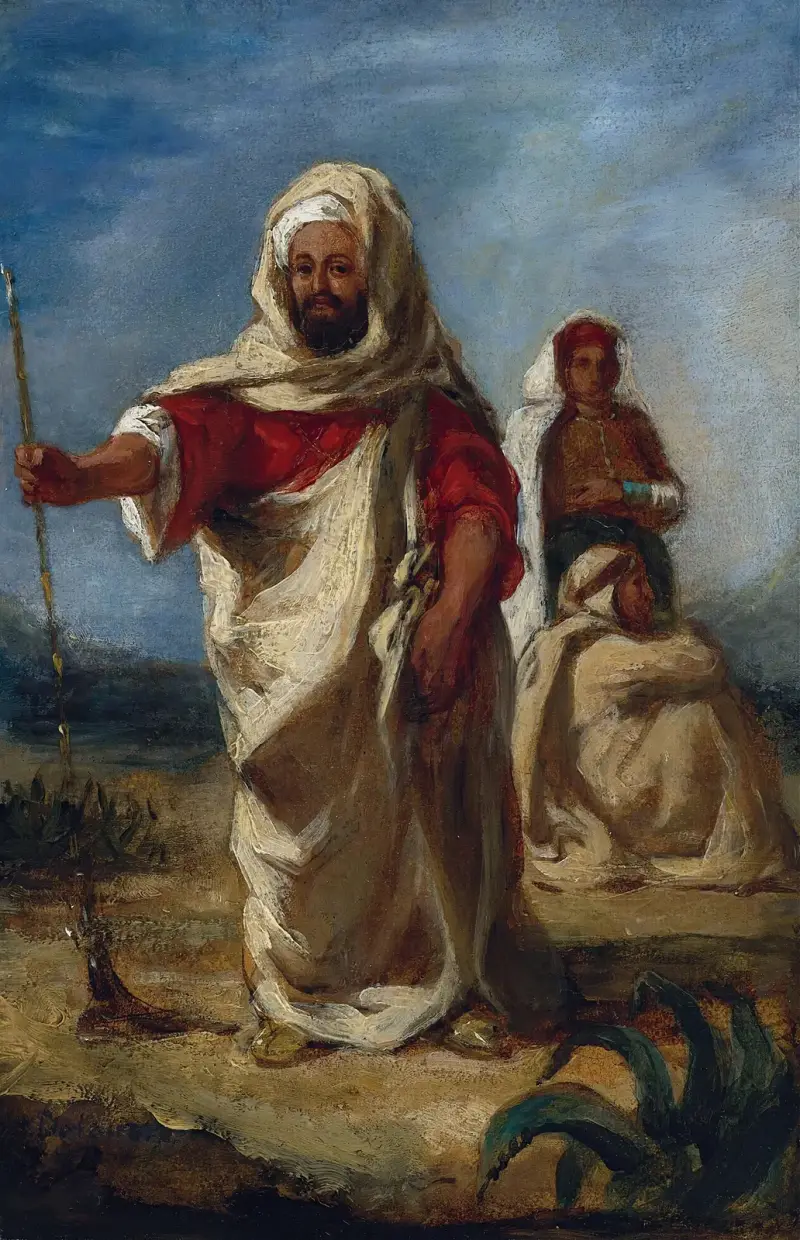 Marockansk hövding, Eugène Delacroix