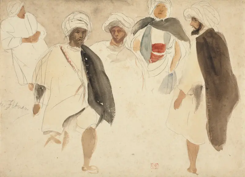 Studium Arabów, Eugène Delacroix