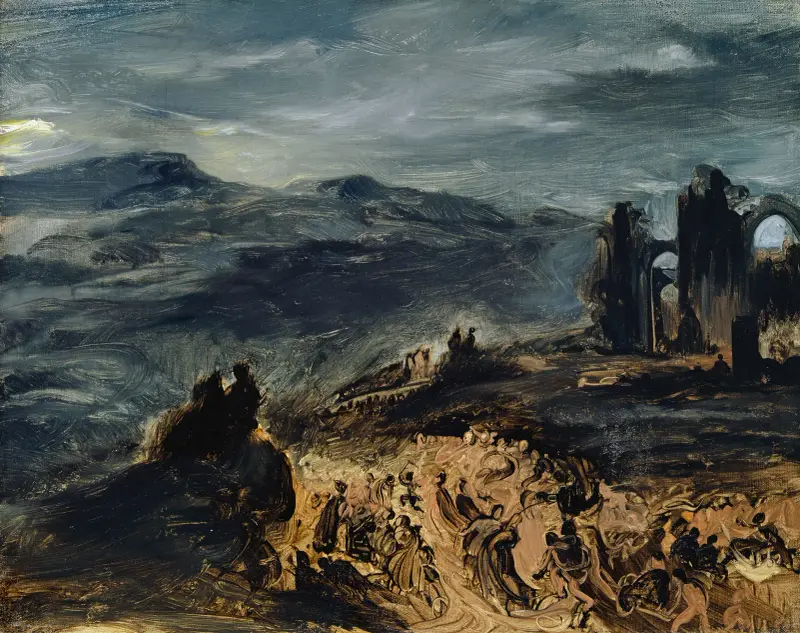 Der Hexensabbat von Eugène Delacroix