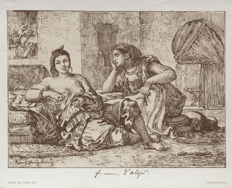 Women of Algiers av Eugène Delacroix