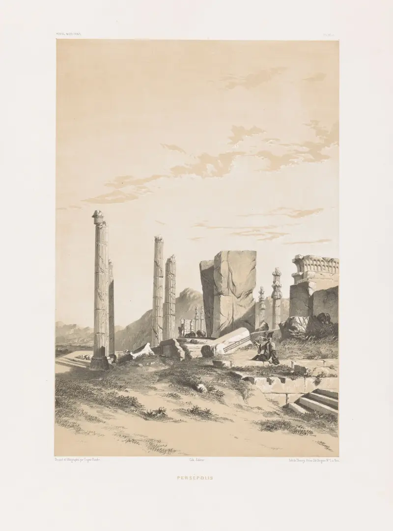 Persépolis, 1843 – Nr. 2 von Eugène Flandin