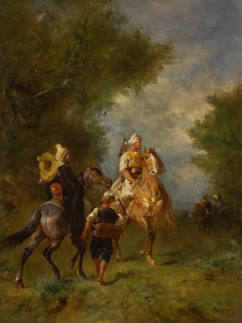Sokolnický hon, Eugène Fromentin