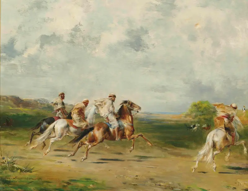 Arabští jezdci, Eugène Fromentin