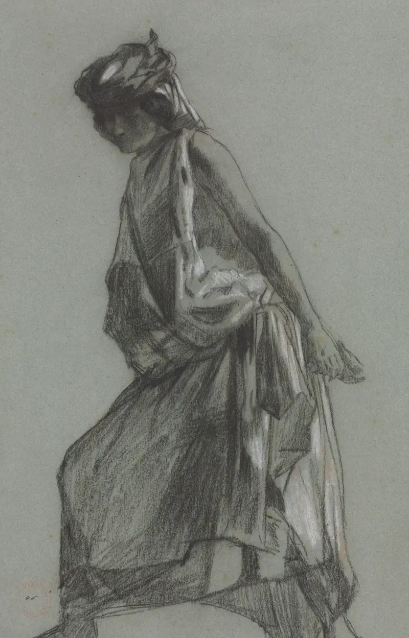 Arabische Frau, 1852 – Nr. 2 von Eugène Fromentin
