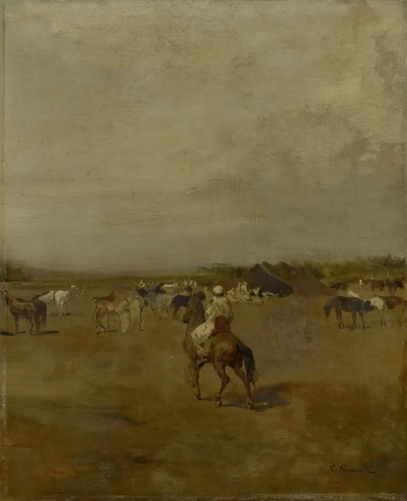 Arabisches Lager von Eugène Fromentin