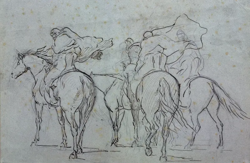 Arabští jezdci (studie), Eugène Fromentin