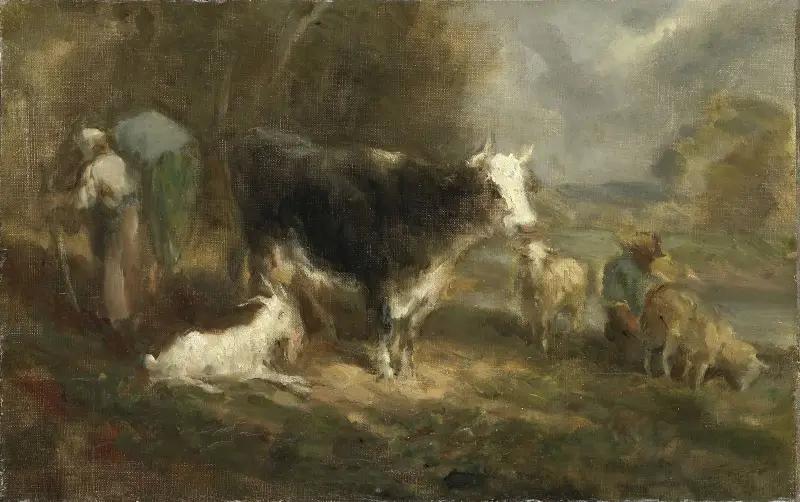 Statek s dobytkem, Eugène Fromentin
