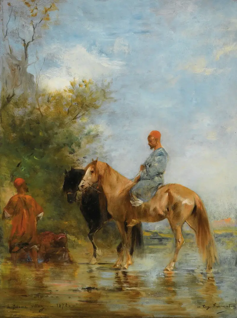 Jezdci u řeky, Eugène Fromentin