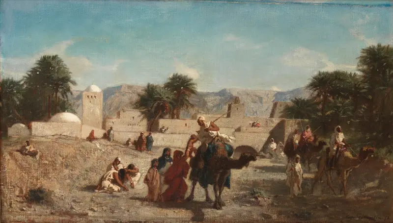 Odjezd válečníků, Eugène Fromentin