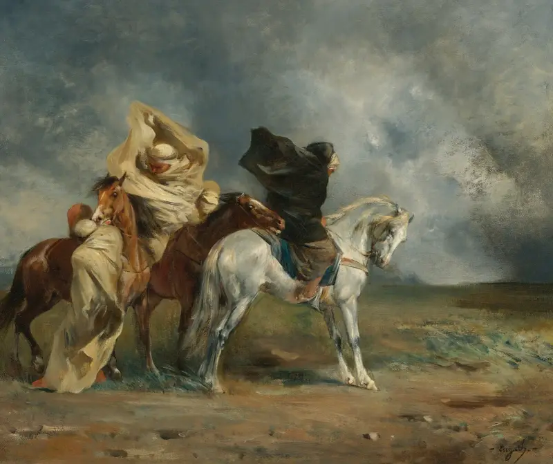 Le Simoun, Eugène Fromentin