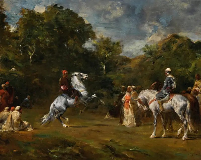 Koňský trh, Eugène Fromentin