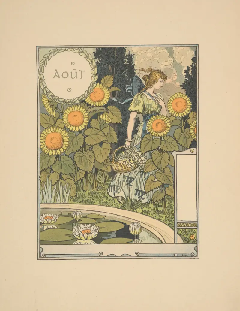 Augusti av Eugène Grasset