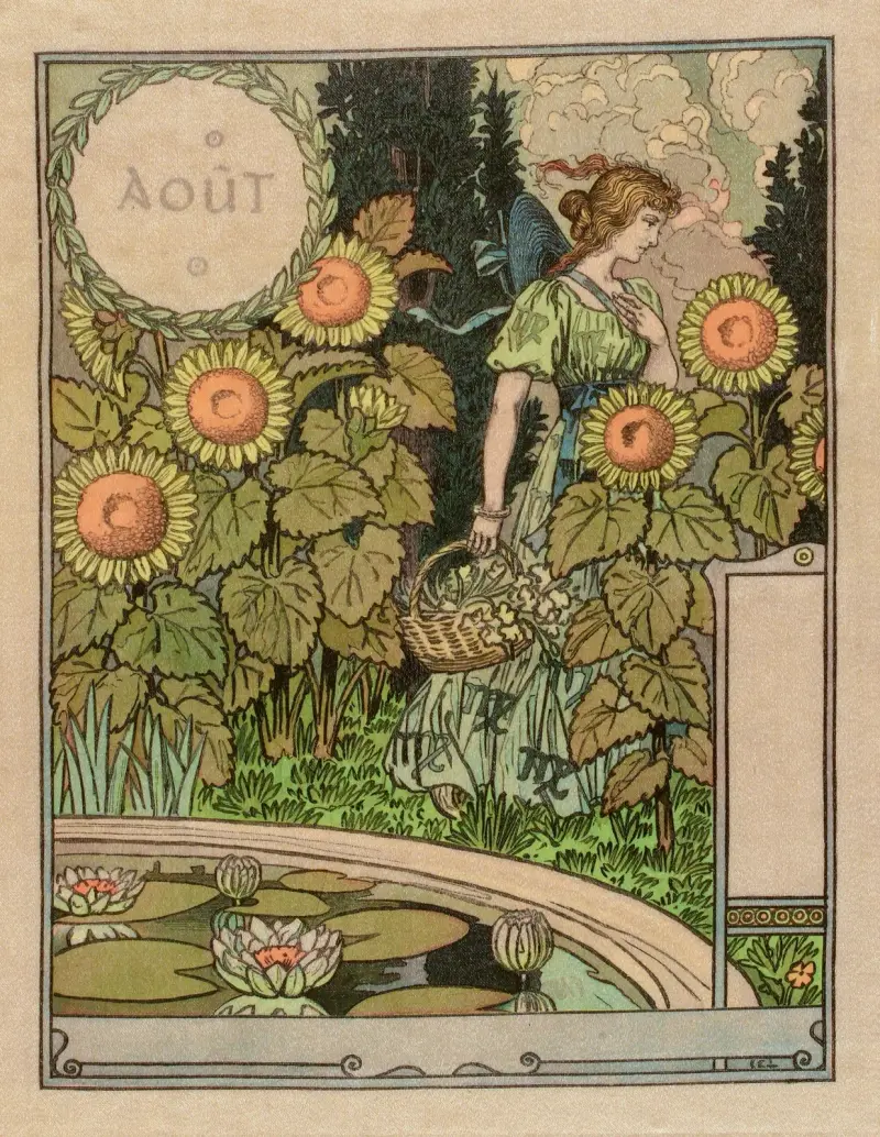 Augusti av Eugène Grasset