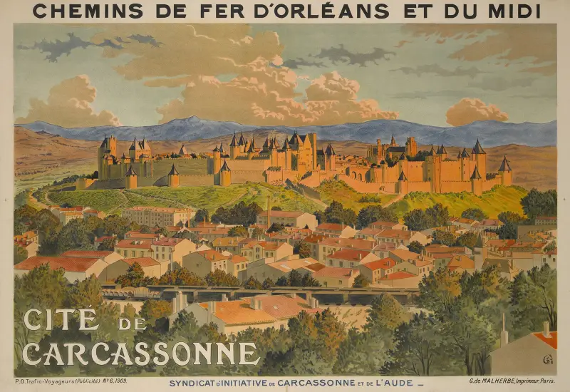 Cité de Carcassonne von Eugène Grasset