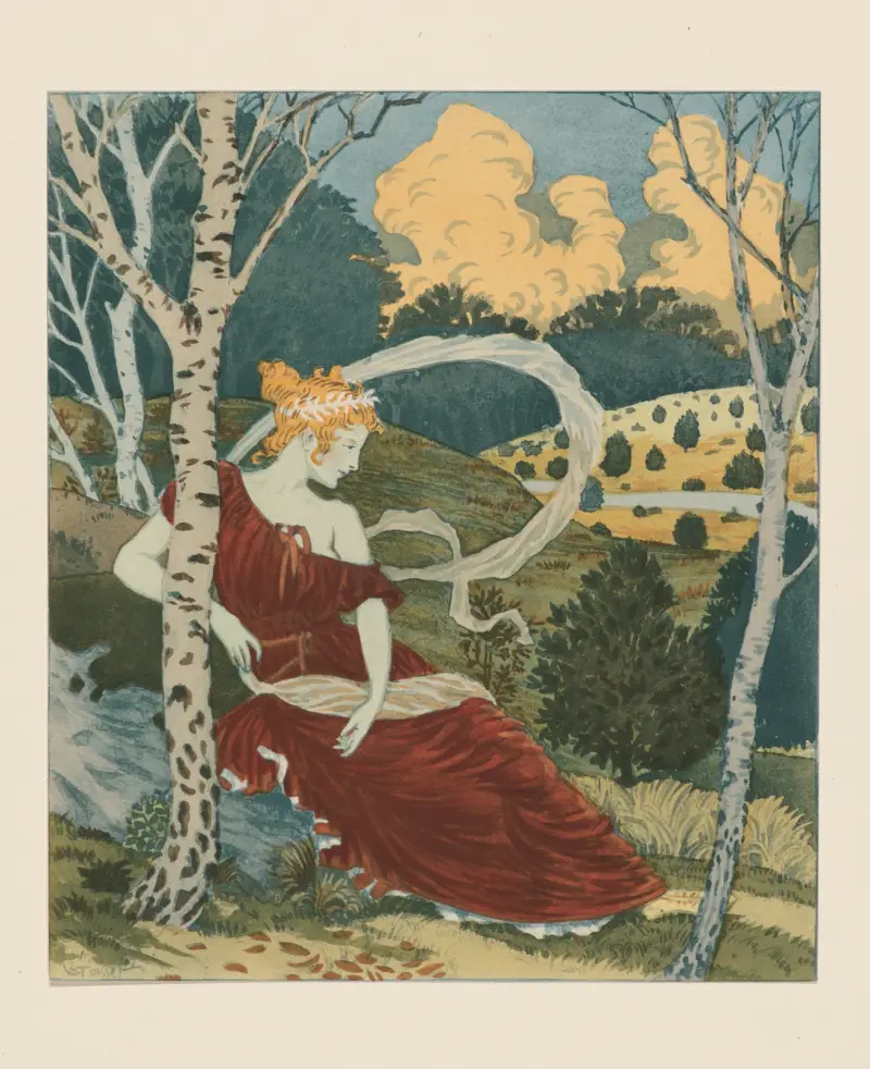 V lese, Eugène Grasset