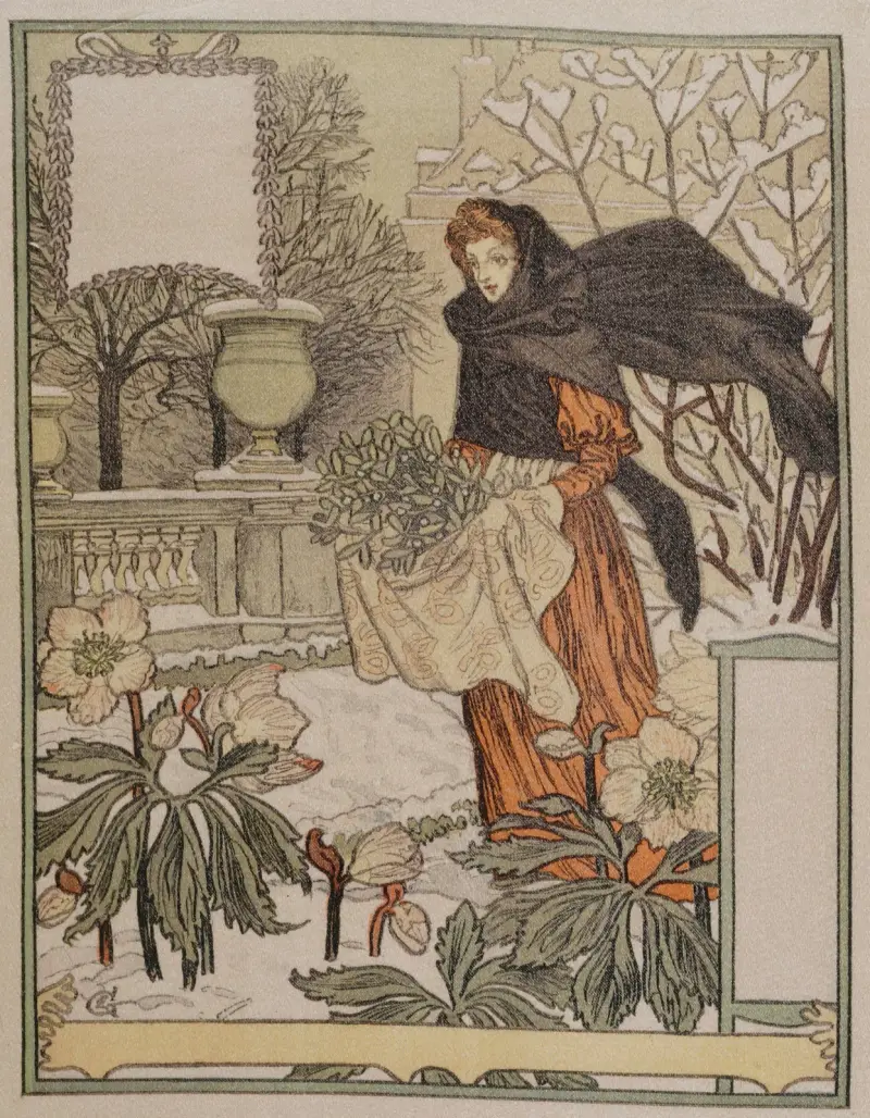Dezember von Eugène Grasset