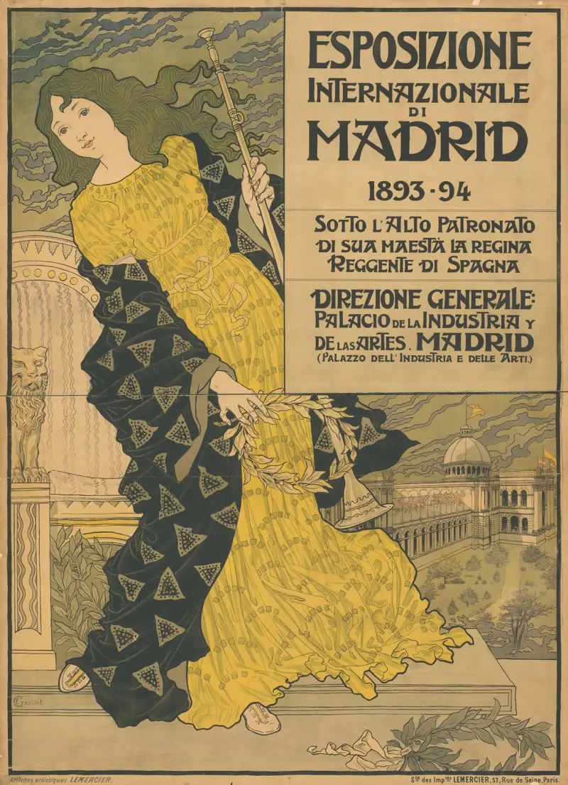 Internationella utställningen i Madrid 1893–1894 av Eugène Grasset