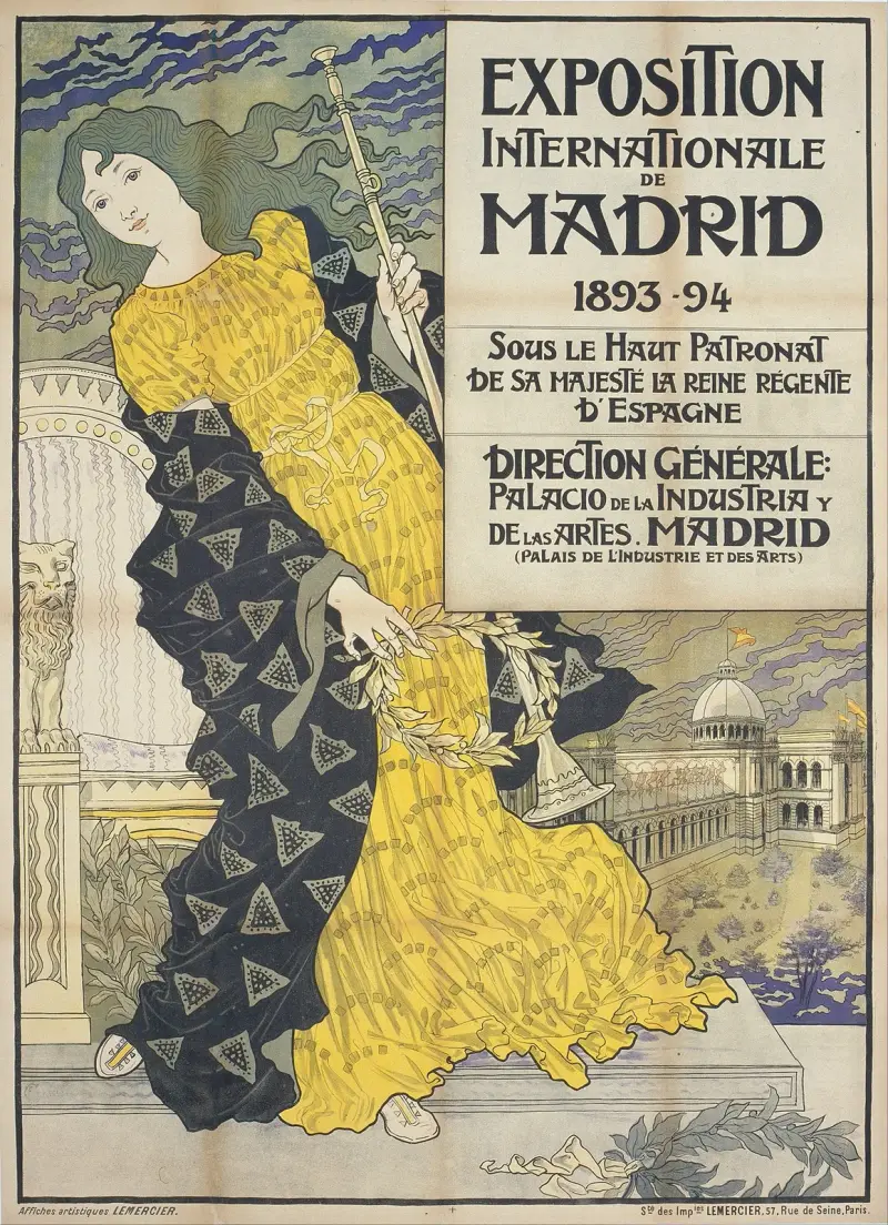 Międzynarodowa wystawa w Madrycie, Eugène Grasset