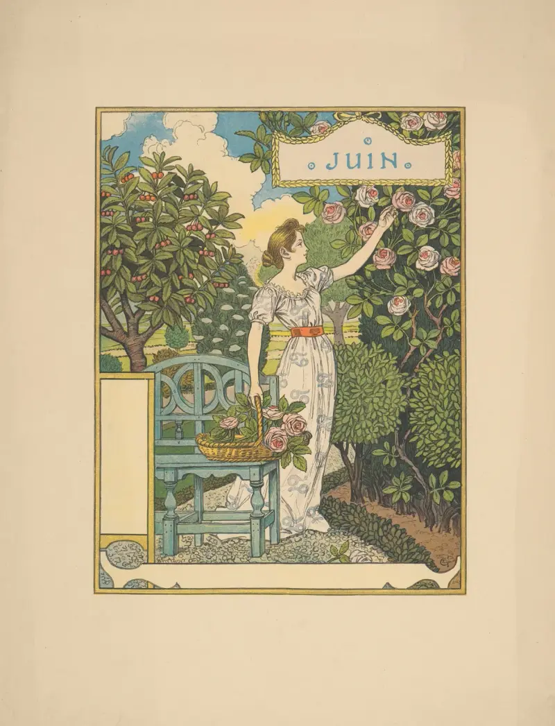 Juni av Eugène Grasset
