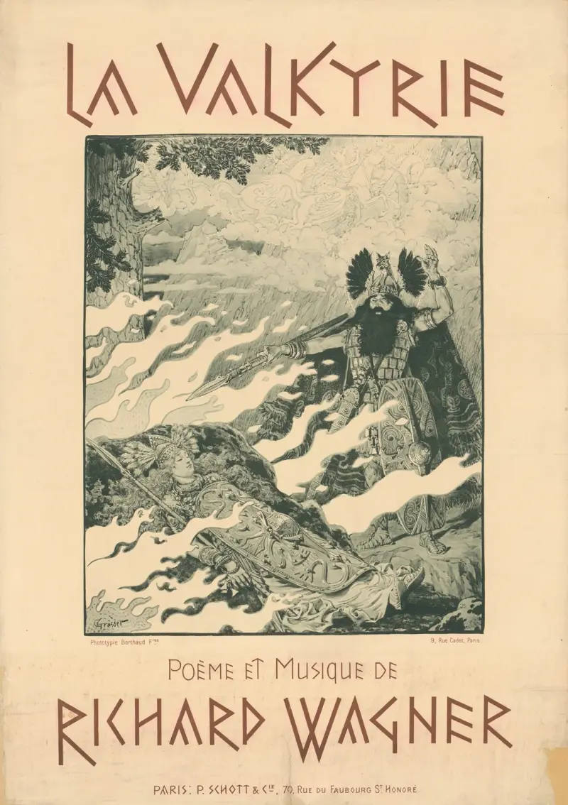 La Valkyrie. Poème et Musique de Richard Wagner av Eugène Grasset