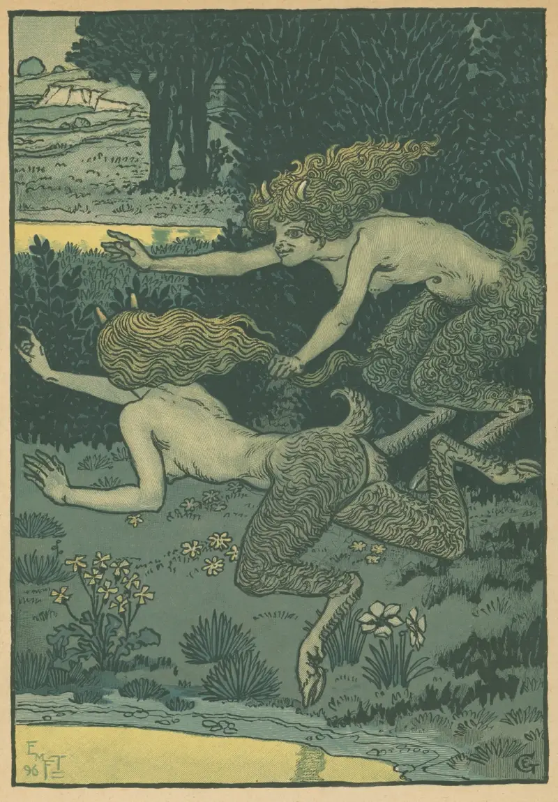 De små faunerna av Eugène Grasset