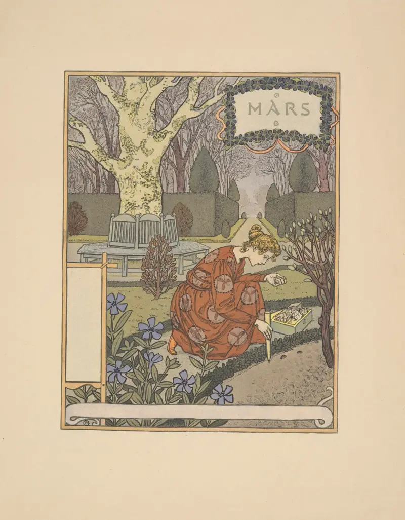 Mars av Eugène Grasset