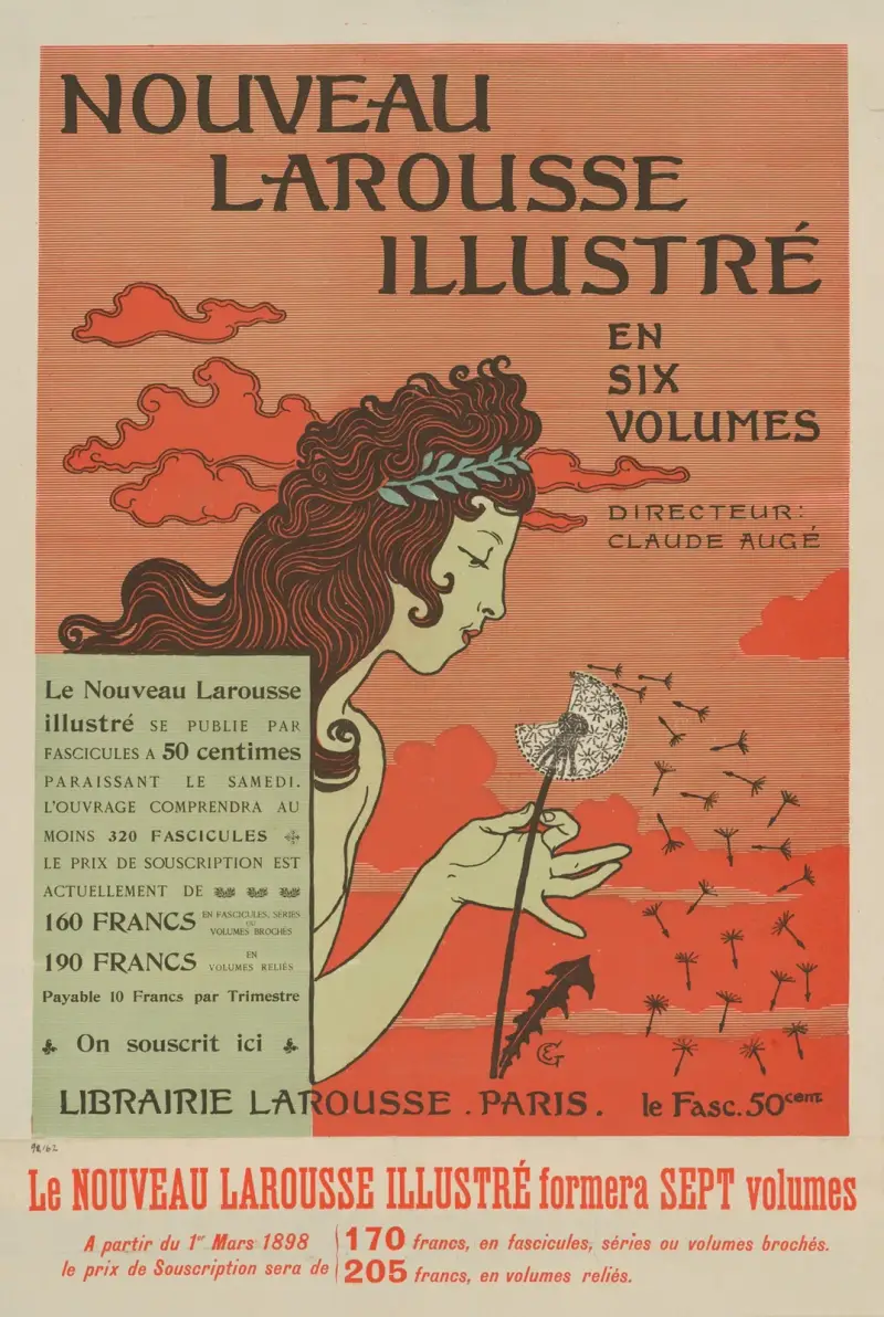 Nouveau Larousse Illustré av Eugène Grasset