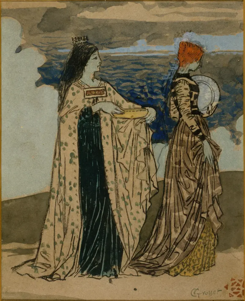 Prinzessin der Legende von Eugène Grasset