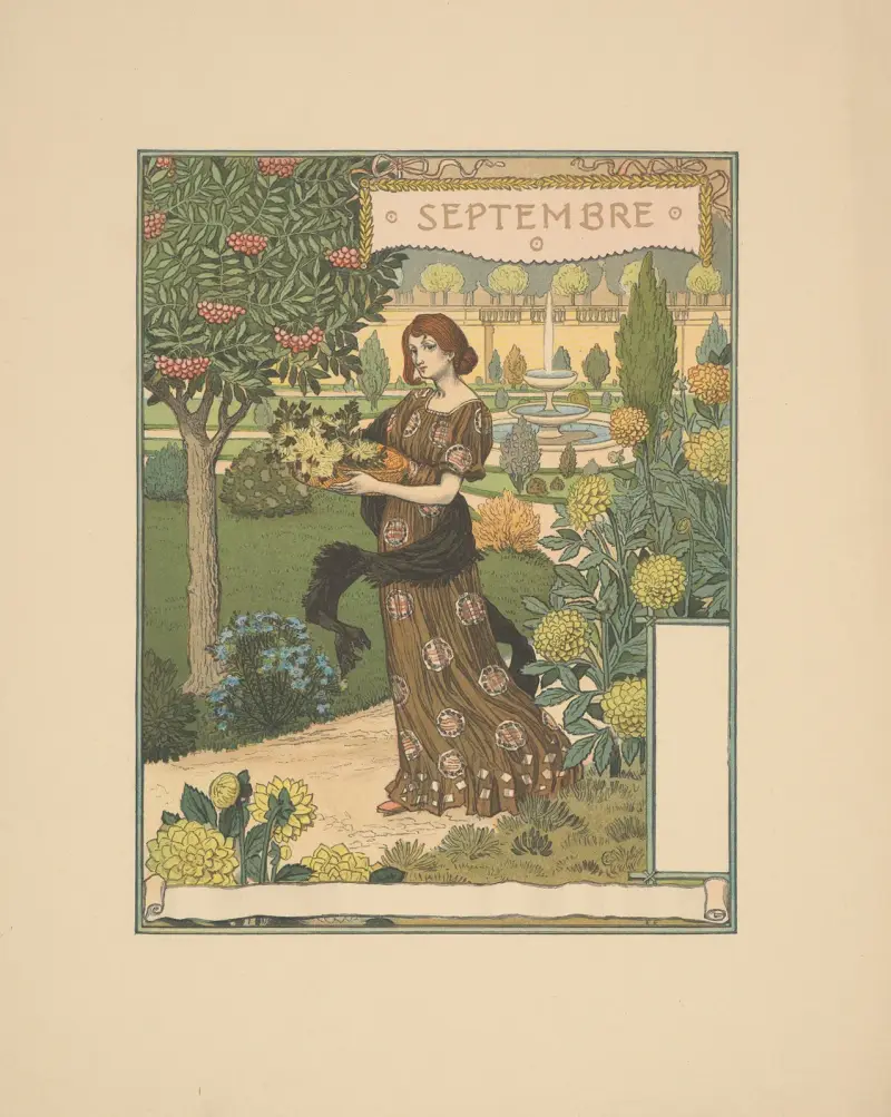 September av Eugène Grasset