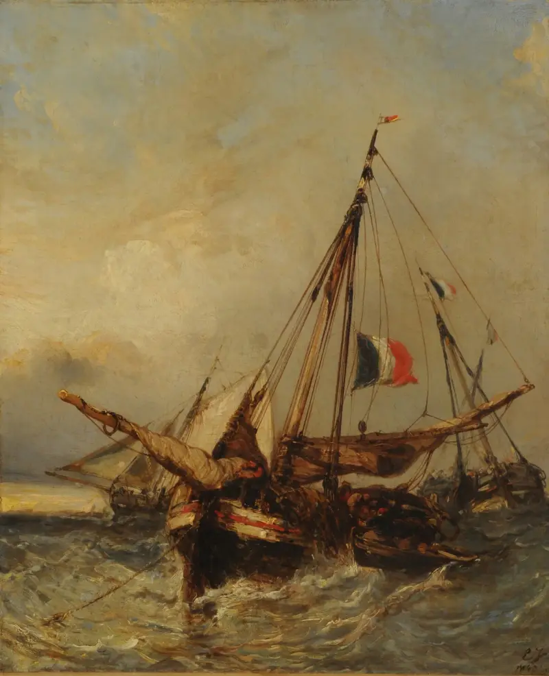 Marina av Eugène Isabey