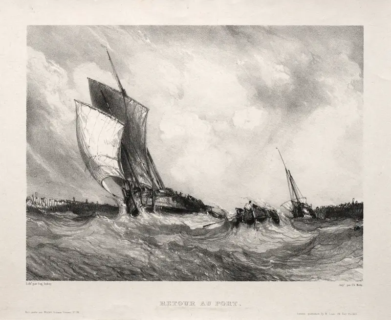 Powrót do portu, Eugène Isabey