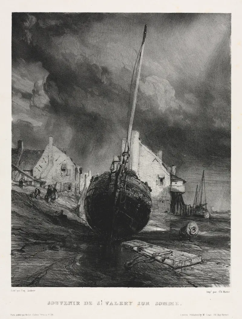 Souvenir de Saint Valéry sur Somme av Eugène Isabey