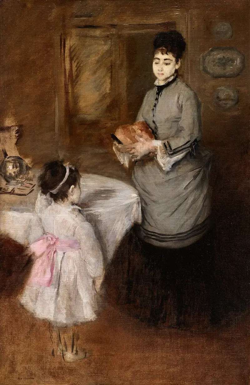 Podwieczorek, Eva Gonzalès