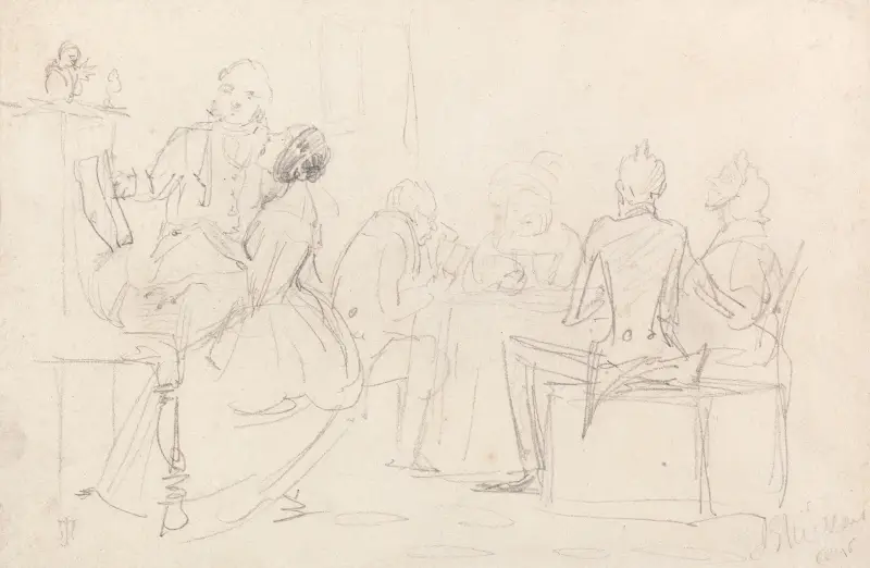 Eine Abendgesellschaft von Sir John Everett Millais
