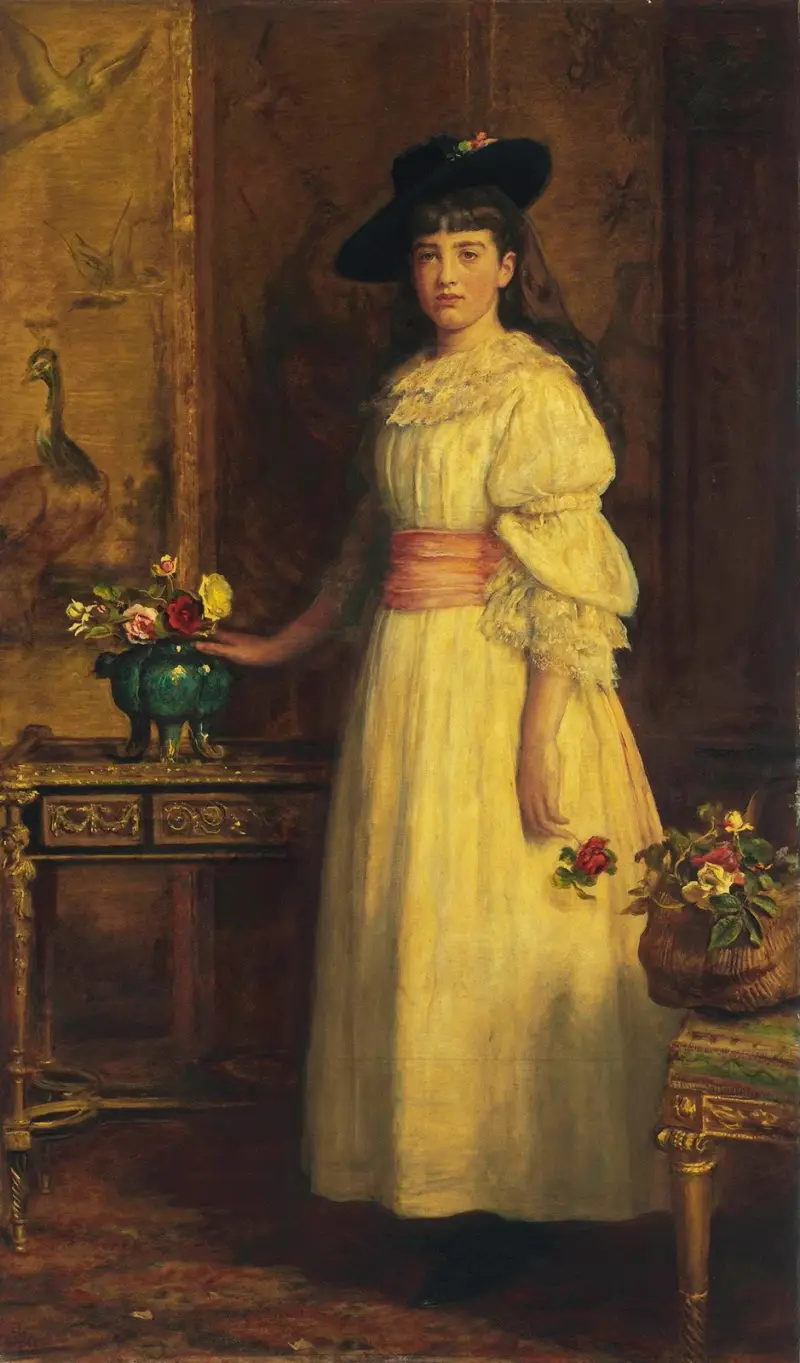 Miss Gertrude Vanderbilt av Sir John Everett Millais