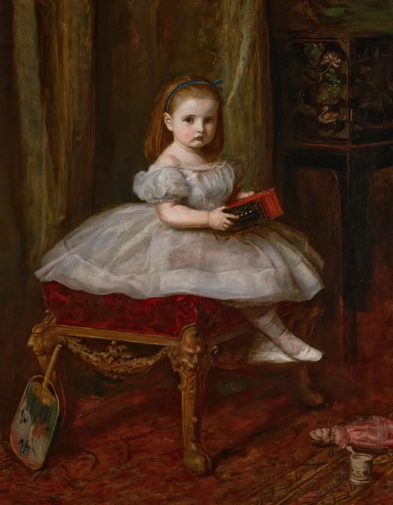 Portrait of Miss Davison av Sir John Everett Millais