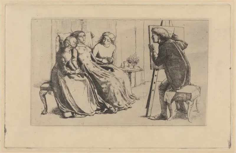 St. Agnes of Intercession – nr 1 av Sir John Everett Millais