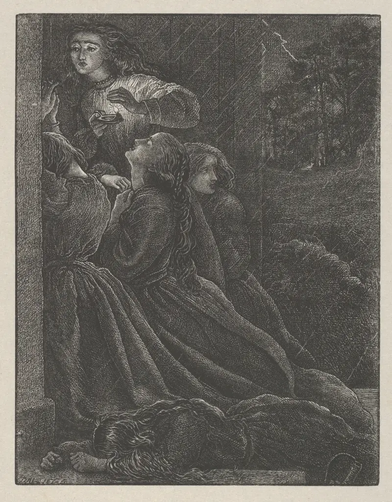 The Foolish Virgins av Sir John Everett Millais
