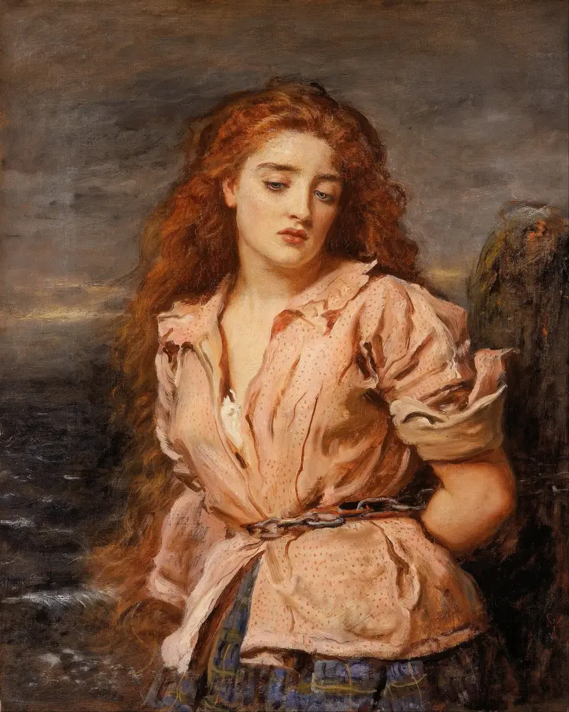 The Martyr of the Solway av Sir John Everett Millais